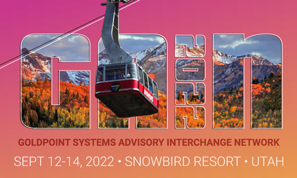 GOLDPoint Systems GAIN conference Snowbird Utah
