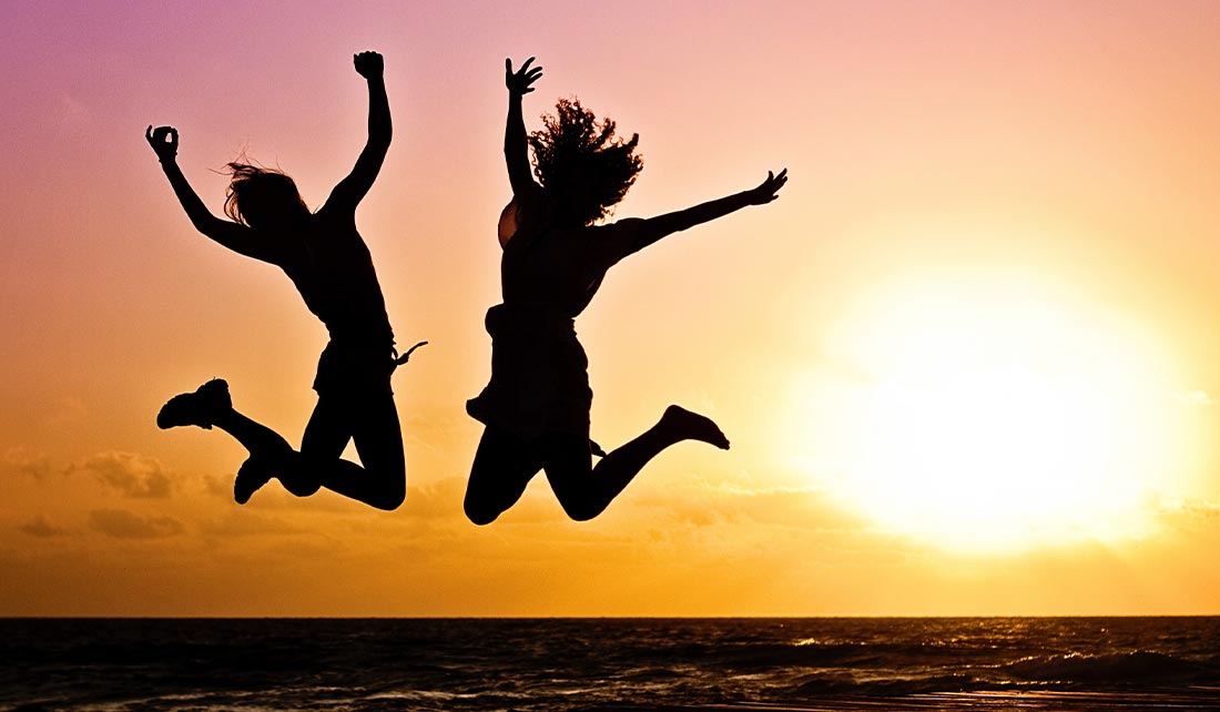 Photo by Jill Wellington: https://www.pexels.com/photo/silhouette-photography-of-jump-shot-of-two-persons-40815/