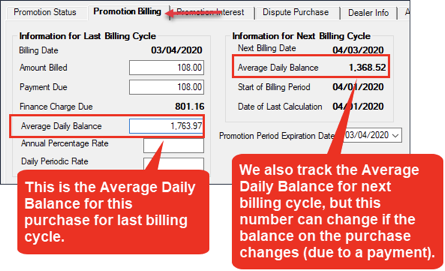 Billing promotions